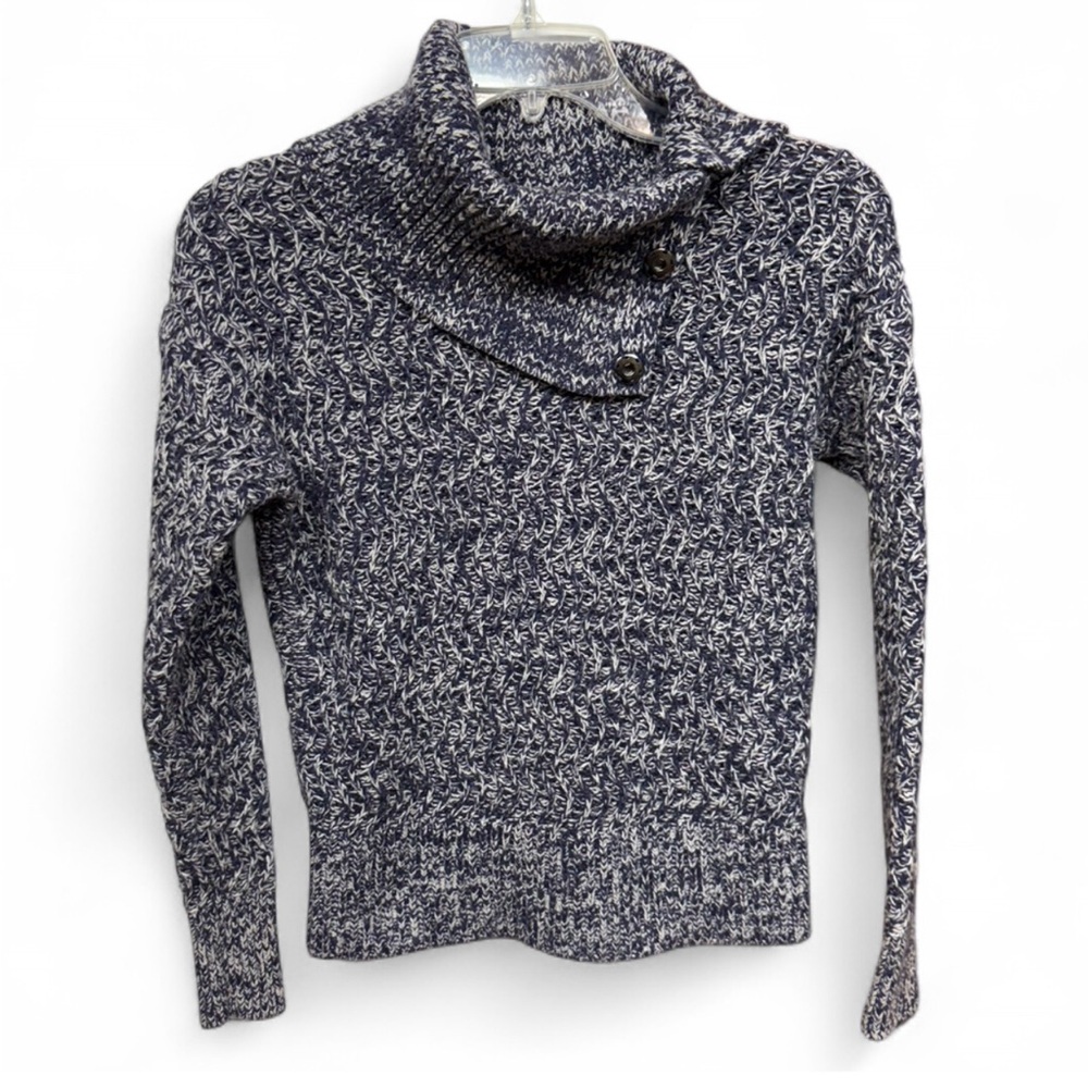 Banana Republic Marled Navy Sweater - Picture 1 of 6